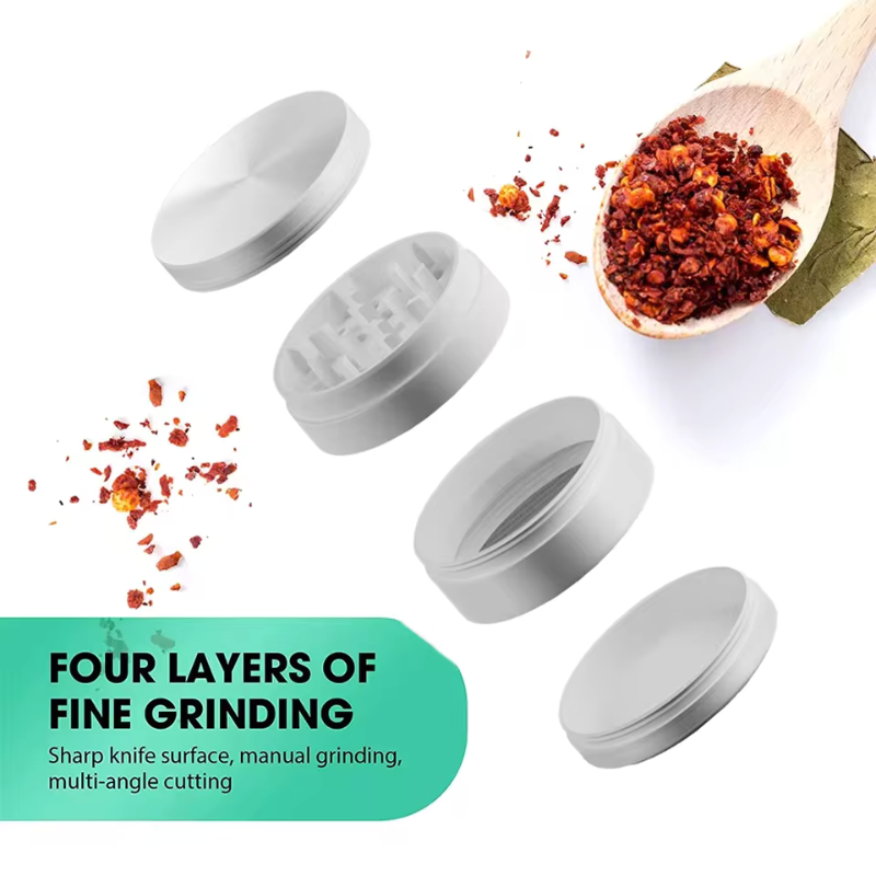 Ceramic Coating Herb Grinder – 4-Piece – 63mm / 40mm