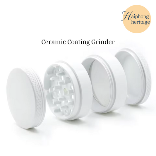 Ceramic Coating Herb Grinder – 4-Piece – 63mm / 40mm